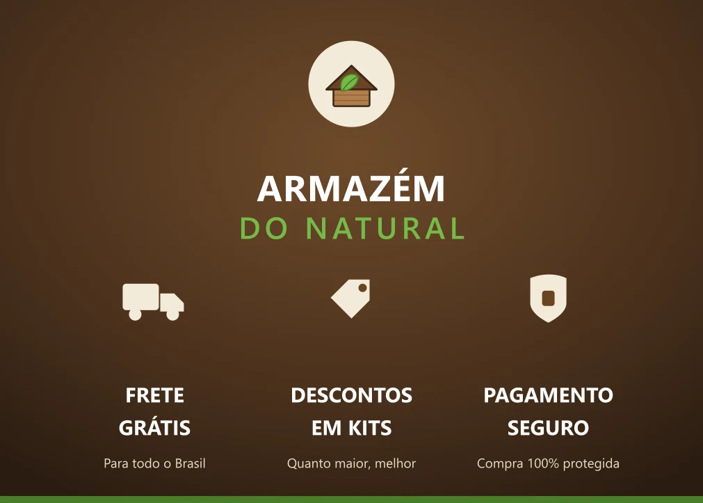 Armazém do Natural — Frete Gratis, Descontos ate 50%, Pagamento Seguro